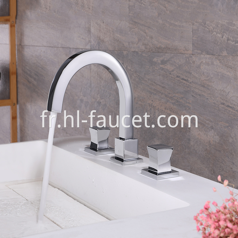 3 Hole 8 Inch Bathroom Faucet